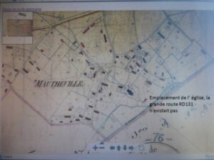 Plan Mautheville Eglise